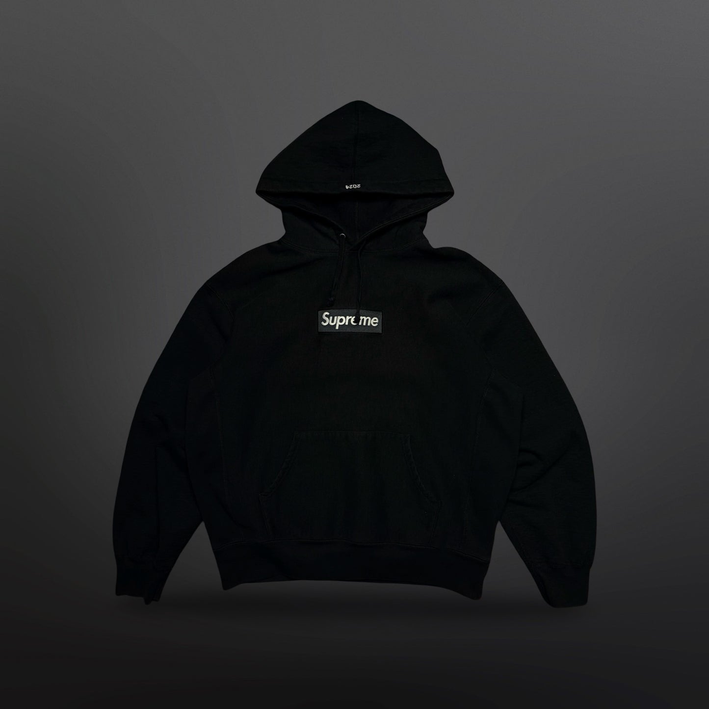 Supreme 2024 Box Logo Hoodie – Black – Size M