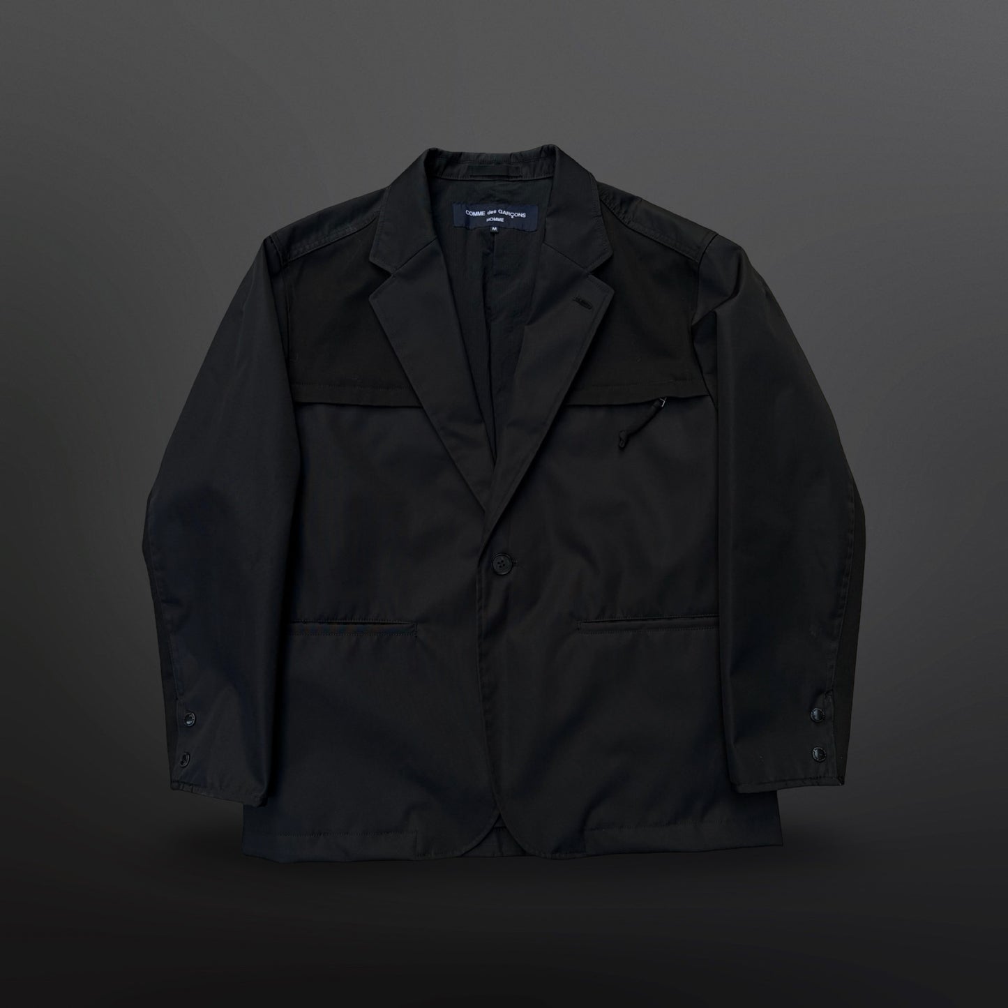 COMME des GARÇONS HOMME Technical Tailored Blazer – Black