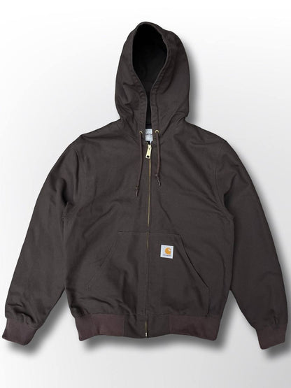 Brugt Carhartt Active Jacket made in USA Carhartt WIP i brun brown Vintage baggy look fit M medium