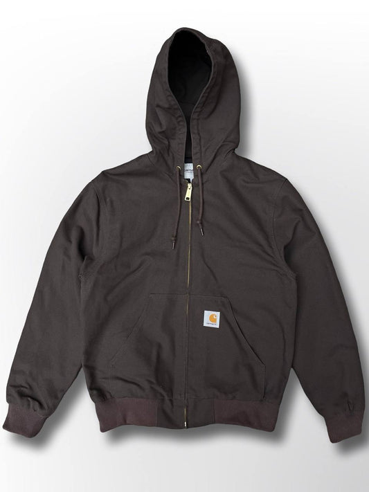 Brugt Carhartt Active Jacket made in USA Carhartt WIP i brun brown Vintage baggy look fit M medium