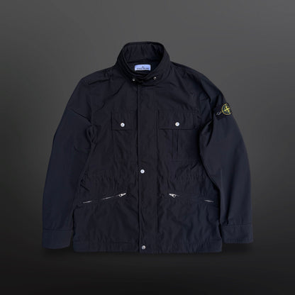 Stone Island Micro Twill Jakke – Sort (Large)