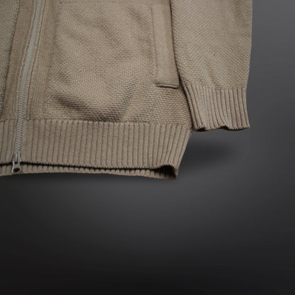 Stone Island Ghost Uld Cardigan – Beige S Small (fitter større)