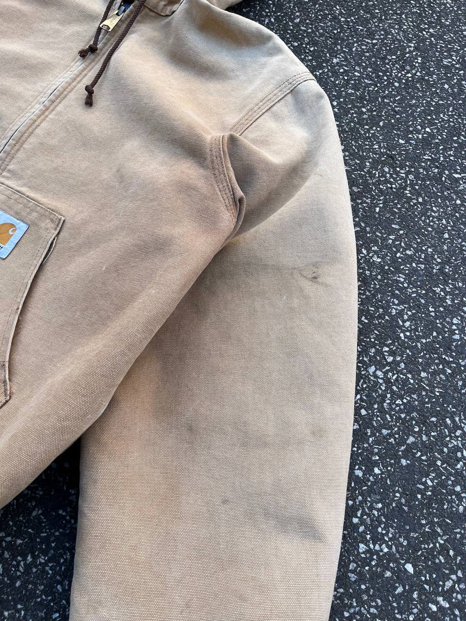 Carhartt Active Jacket Beige Vintage Small herre