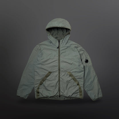 C.P. Company Flatt Nylon Hooded Jacket – Olive (54, fitter L–XL)
