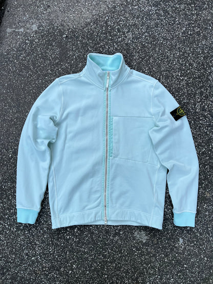 Stone Island Full Zip Sweatshirt – Turkis – Medium