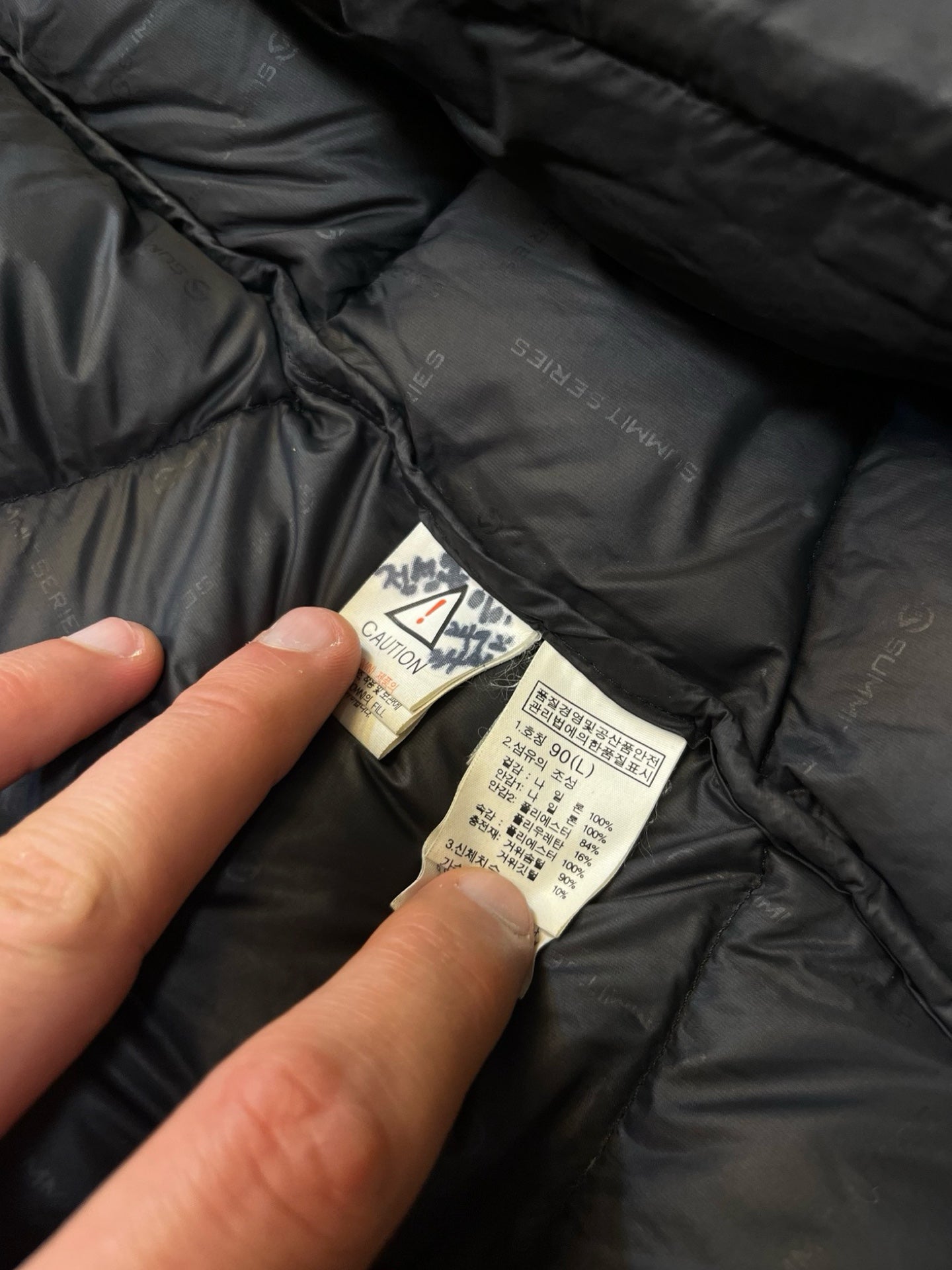 Brugt Vinterjakke Dunjakke The North Face Baltoro Summit Series 800 Hyvent Vind og Vandtæt Jakke i Sort S Small dame kvinde