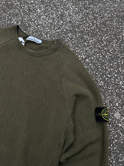 Stone Island Crewneck – Military Green Str. Medium