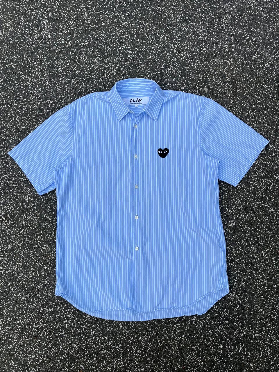 Play Comme Des Garçons Stribende Skjorte L Large