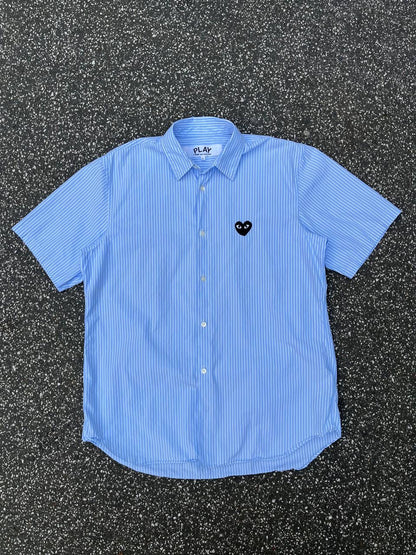Play Comme Des Garçons Stribende Skjorte L Large