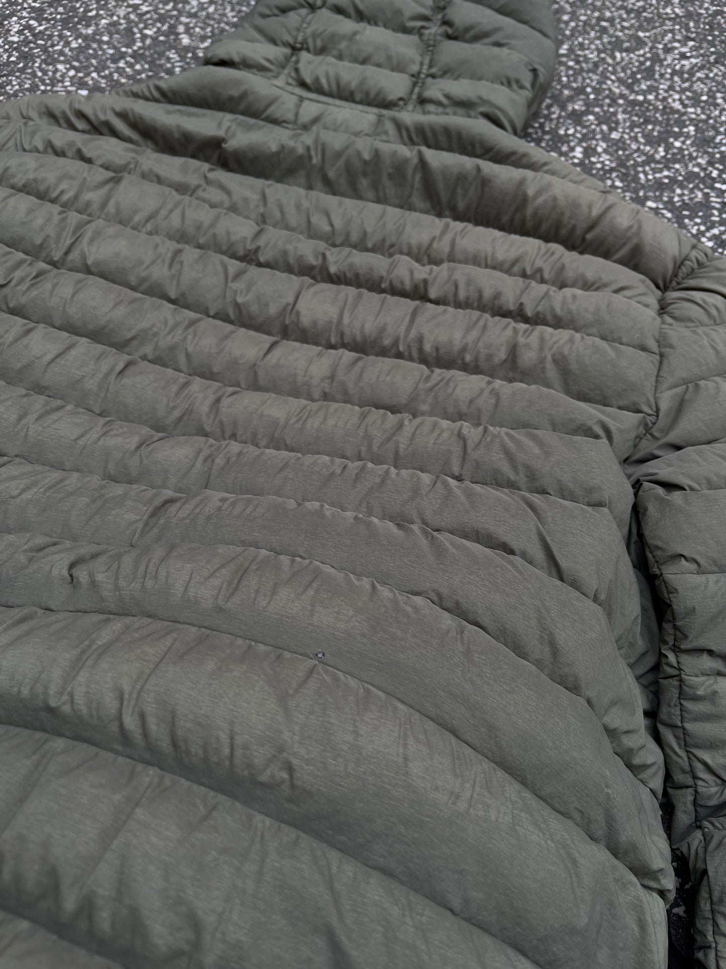 Stone Island Lightweight Down Jacket Olive Green, Str. L