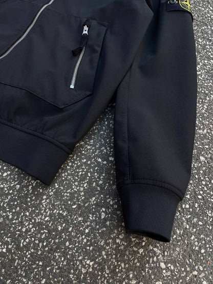 Stone Island Jakke Light Soft Shell R e Dye Technology S Small Sort