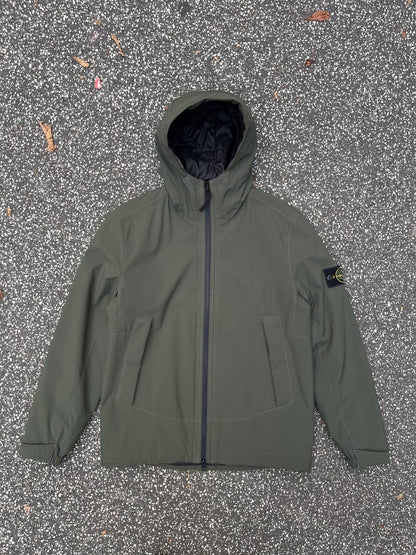 Stone Island Soft Shell-R With Prima Loft Insulation Technology Grøn Green M Medium