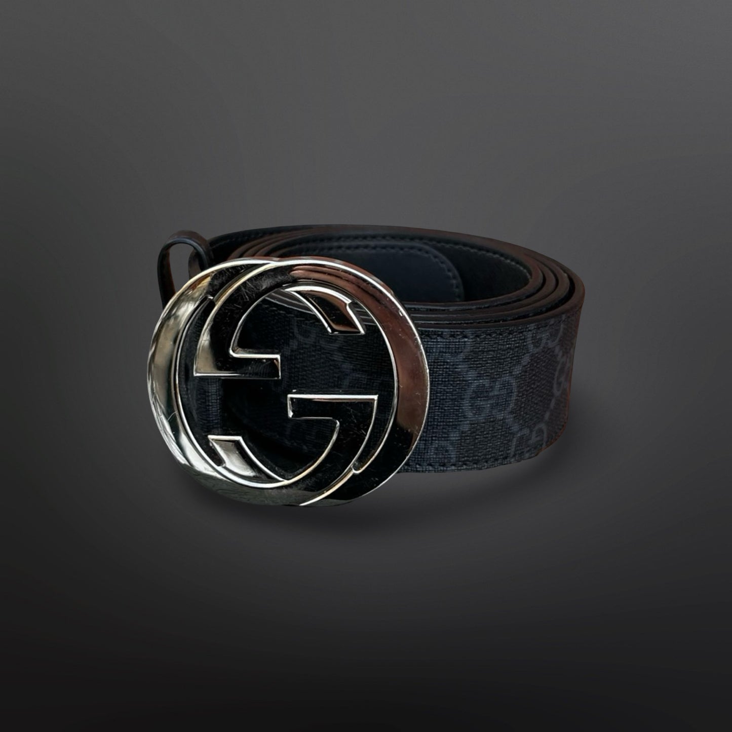 Gucci GG Bælte – Sort 130cm