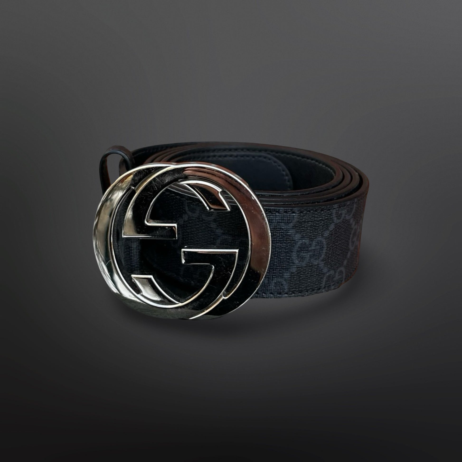 Gucci GG Bælte – Sort 130cm