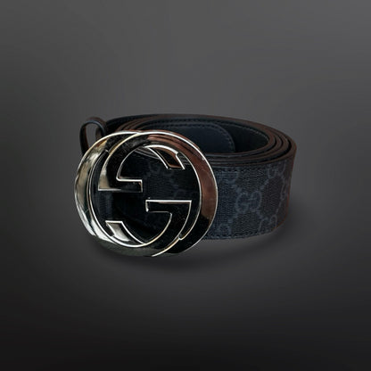 Gucci GG Bælte – Sort 130cm