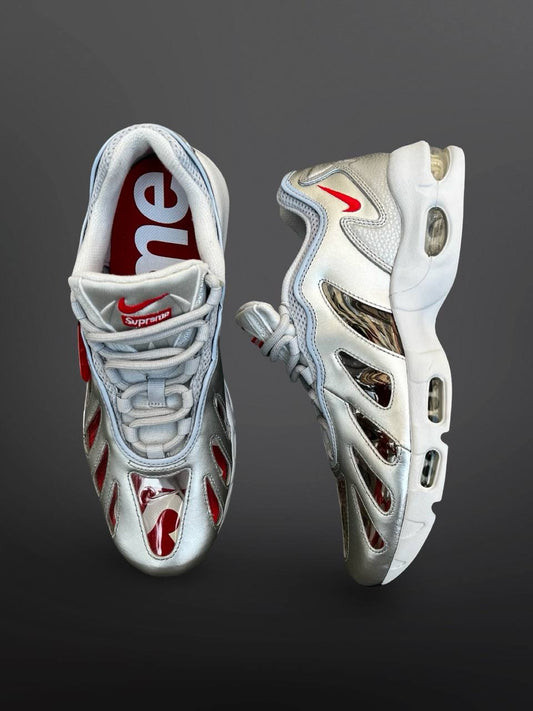 Supreme x Nike Air Max 96 – Silver – Str. 42,5 – Brand New