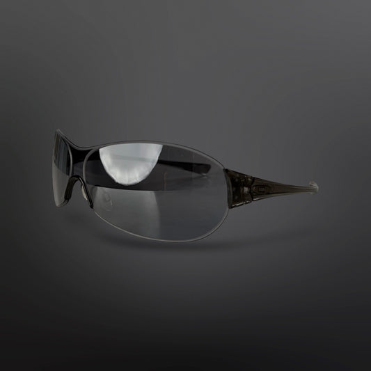 Oakley Conduct Solbriller Sunglasses – Smoke Lens / Grey Frame (Vintage Shield)