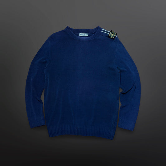 Stone Island Navy Knit Sweater – L (ART. 501554D2/1924)