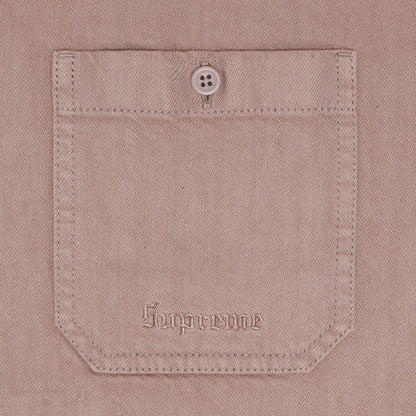 Supreme Hooded Denim Shirt – Dusty Pink M Medium