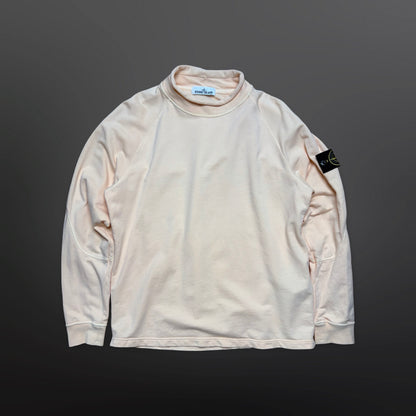 Stone Island Mock Neck Sweatshirt – Peach M Medium