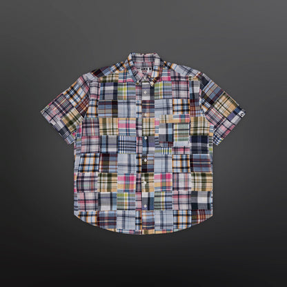 Supreme x Goodenough Patchwork Madras Short-Sleeve Shirt ‘Multicolor’ M Medium