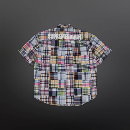 Supreme x Goodenough Patchwork Madras Short-Sleeve Shirt ‘Multicolor’ M Medium