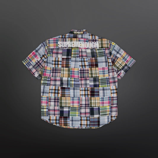 Supreme x Goodenough Patchwork Madras Short-Sleeve Shirt ‘Multicolor’ M Medium