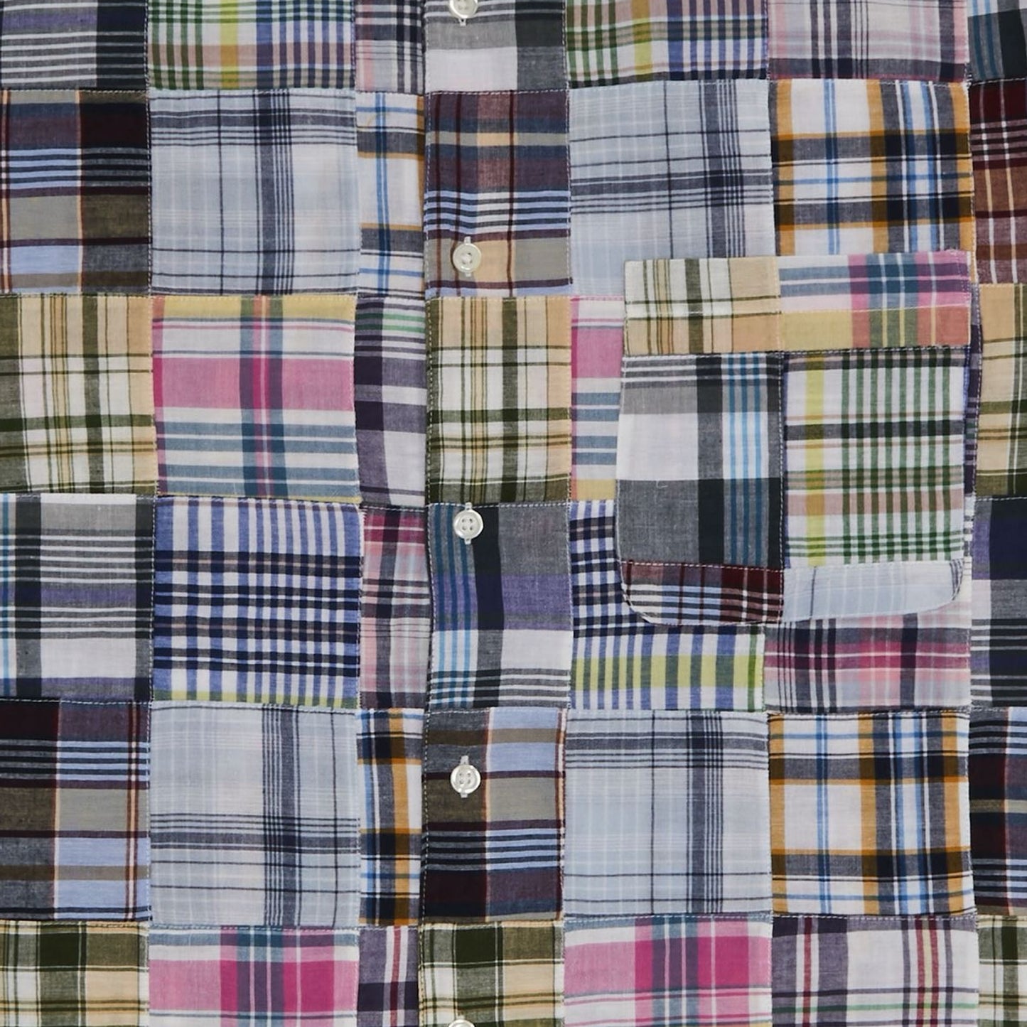 Supreme x Goodenough Patchwork Madras Short-Sleeve Shirt ‘Multicolor’ M Medium