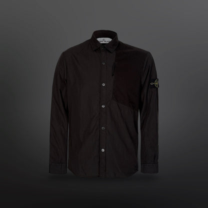 Stone Island Overshirt Skjorte Sort Black 651511209 XL