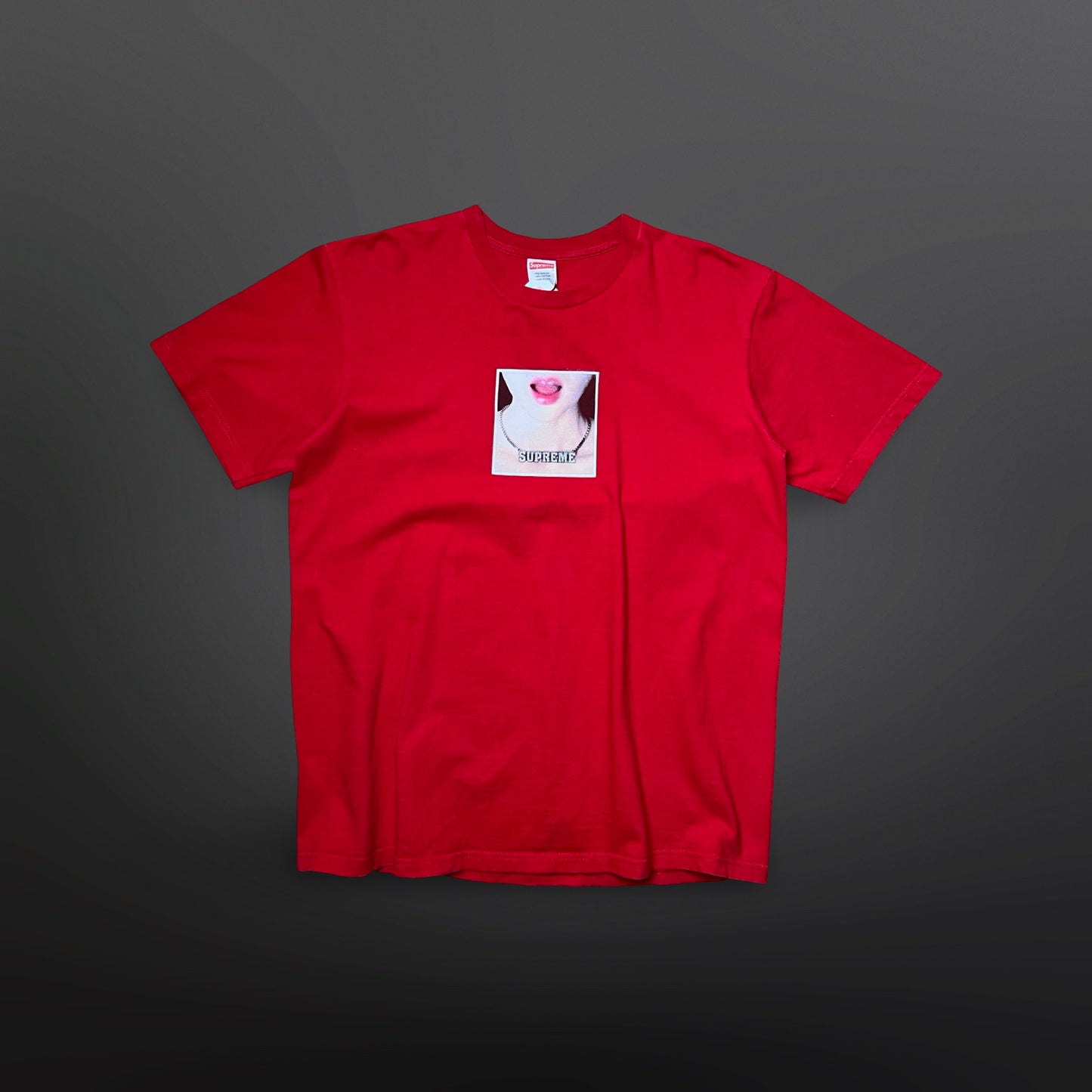 Supreme Necklace Tee - Rød Red M Medium
