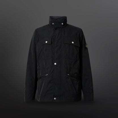 Stone Island Micro Twill Jakke – Sort (Large)