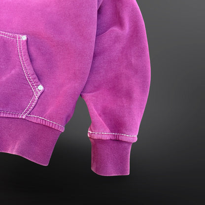 Supreme x True Religion Zip Hoodie Lilla Small – Rhinestone Logo