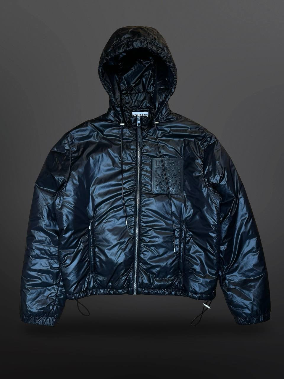 Loewe Jakke Micropuffer M Medium Sort Black