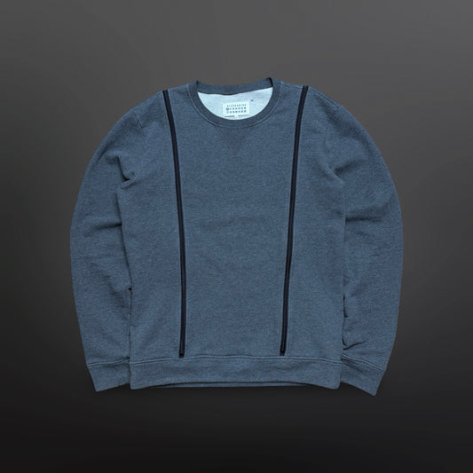 Maison Margiela Double Zip Crewneck – Grey (2016)
