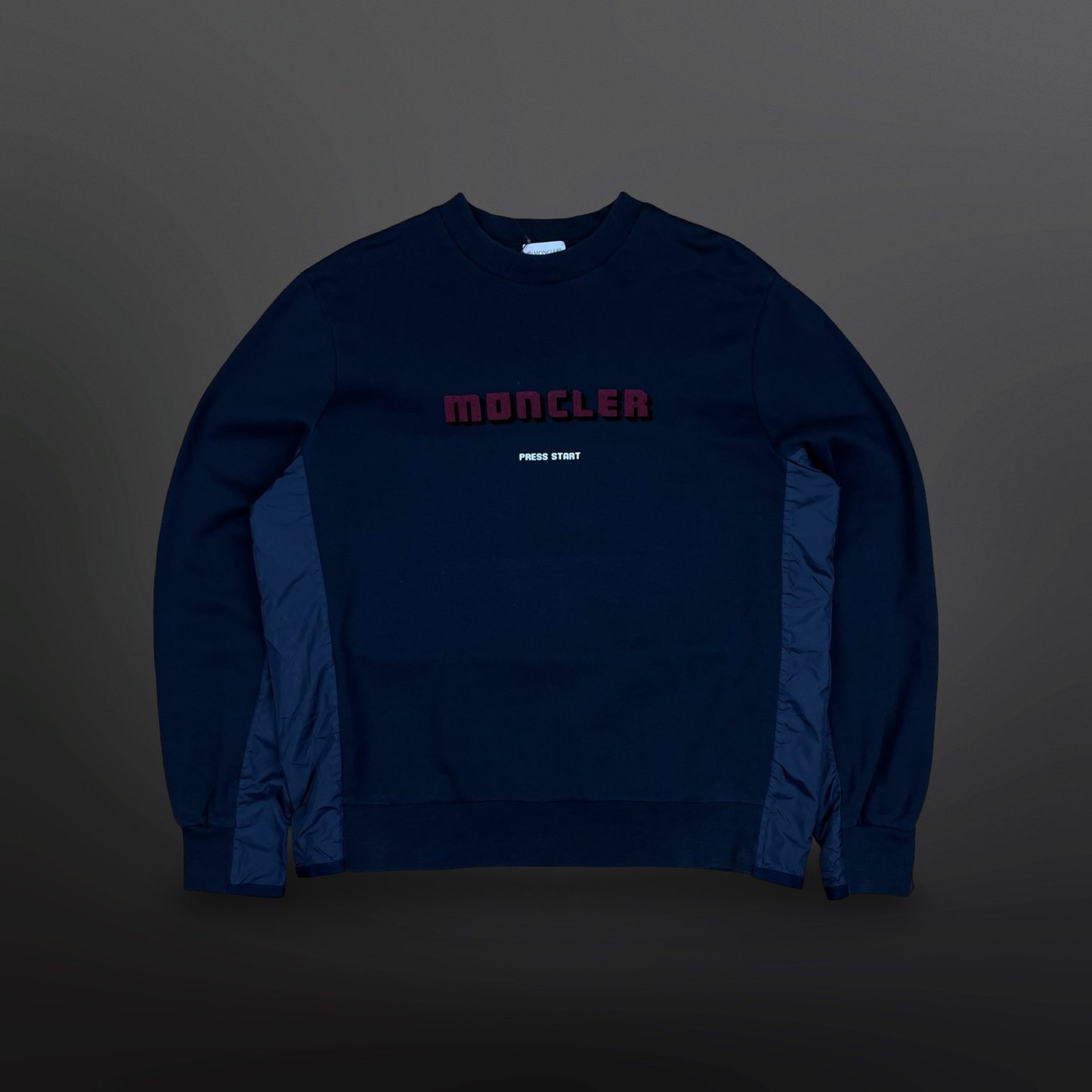 Moncler Crewneck Sweatshirt – Navy/Blå – Str. XL