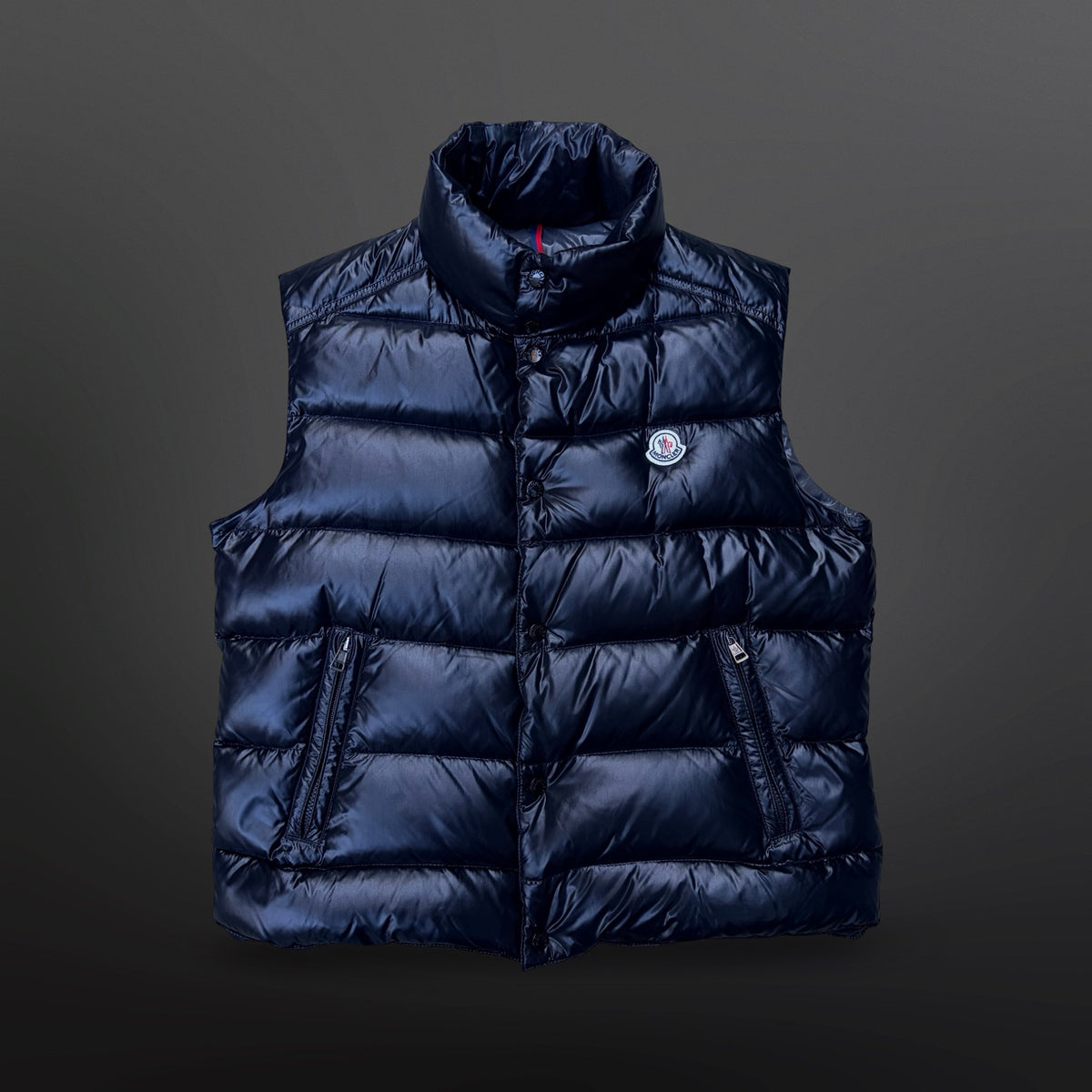 Moncler Down Vest – Navy – Str. 5