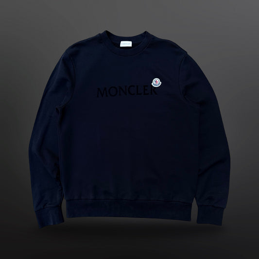 Moncler Logo Sweatshirt – Navy – Medium
