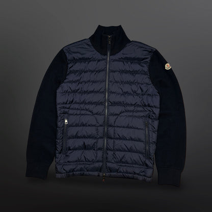 Moncler Maglia Tricot Down Cardigan – Black – Small
