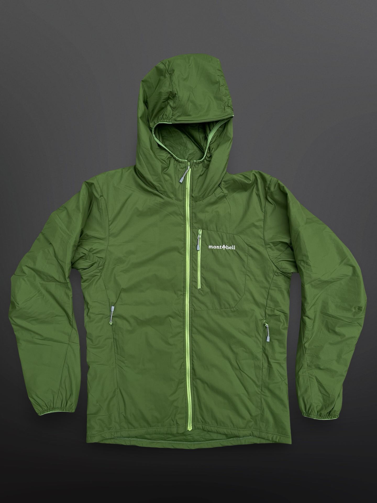 Montbell Wind Jacket Green, Str. M