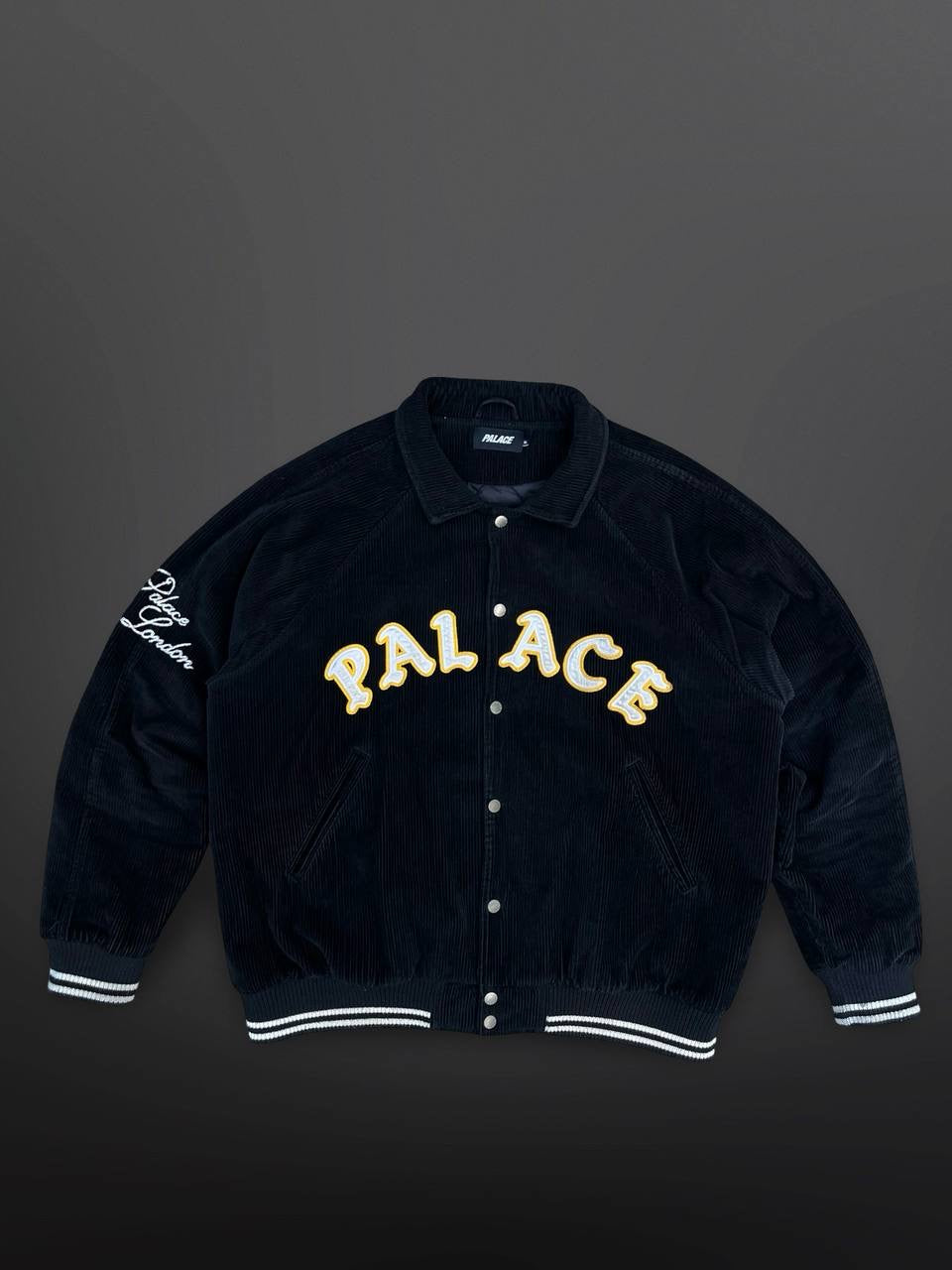 Palace Cord Bomber Black Sort Jakke XL