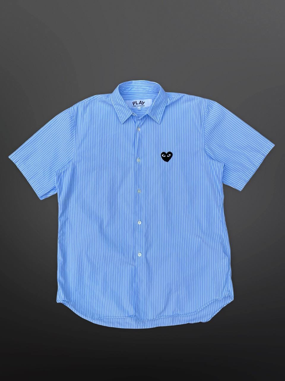 Play Comme Des Garçons Stribende Skjorte L Large