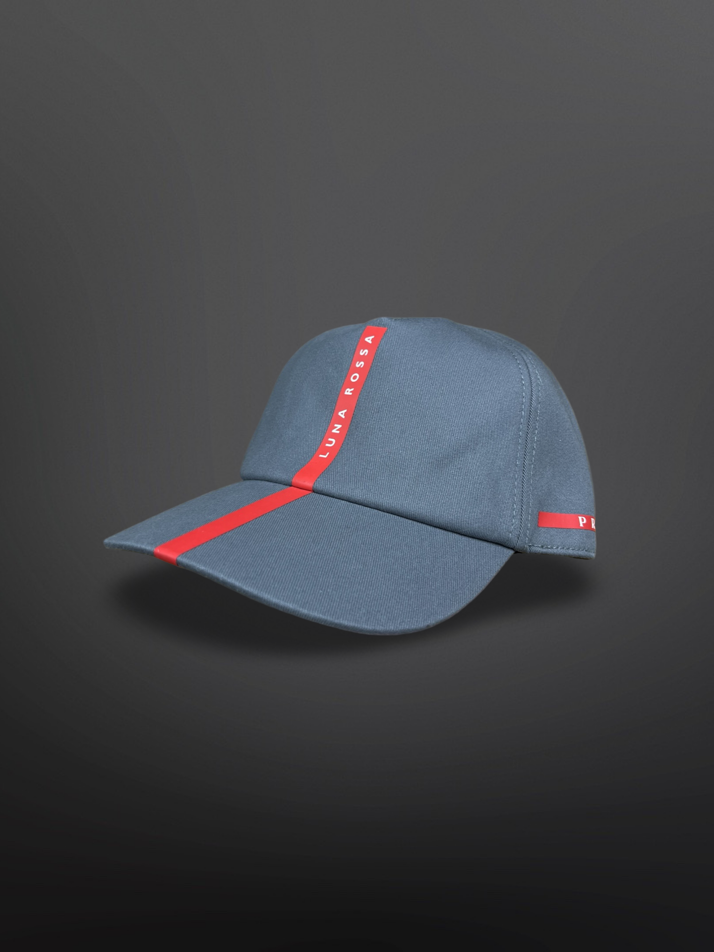 Prada Linea Rossa – Luna Rossa Cap (Grey) – One Size