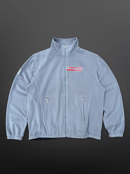Prada Luna Rossa Fleece Jacket Grå, Str. XL Faktisk L
