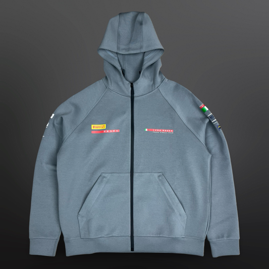 Prada Luna Rossa Pirelli Team Hoodie – Grå Str. XL