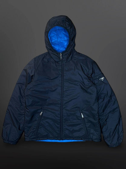Prada Reversible Jakke Sort/Blå L Large (54)
