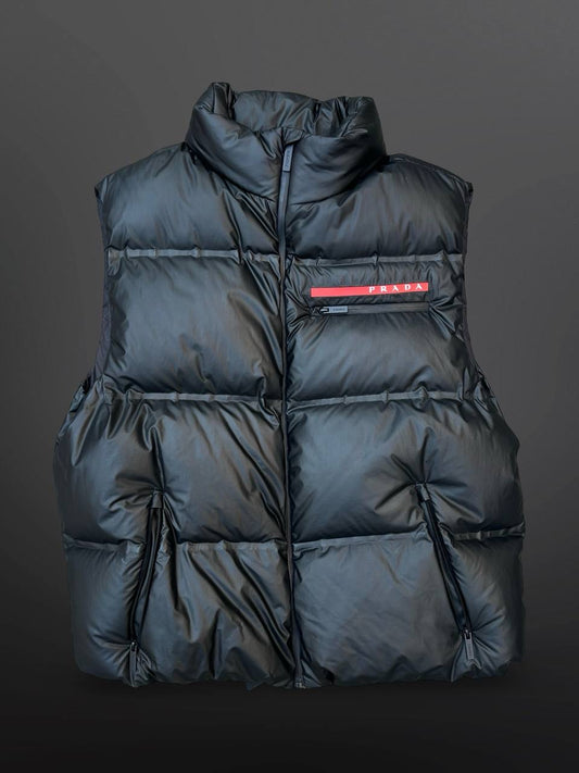 Prada Vest Beyond The Line XXL (Fits XL) Med Hætte