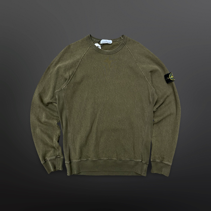 Stone Island Crewneck – Military Green Str. Medium