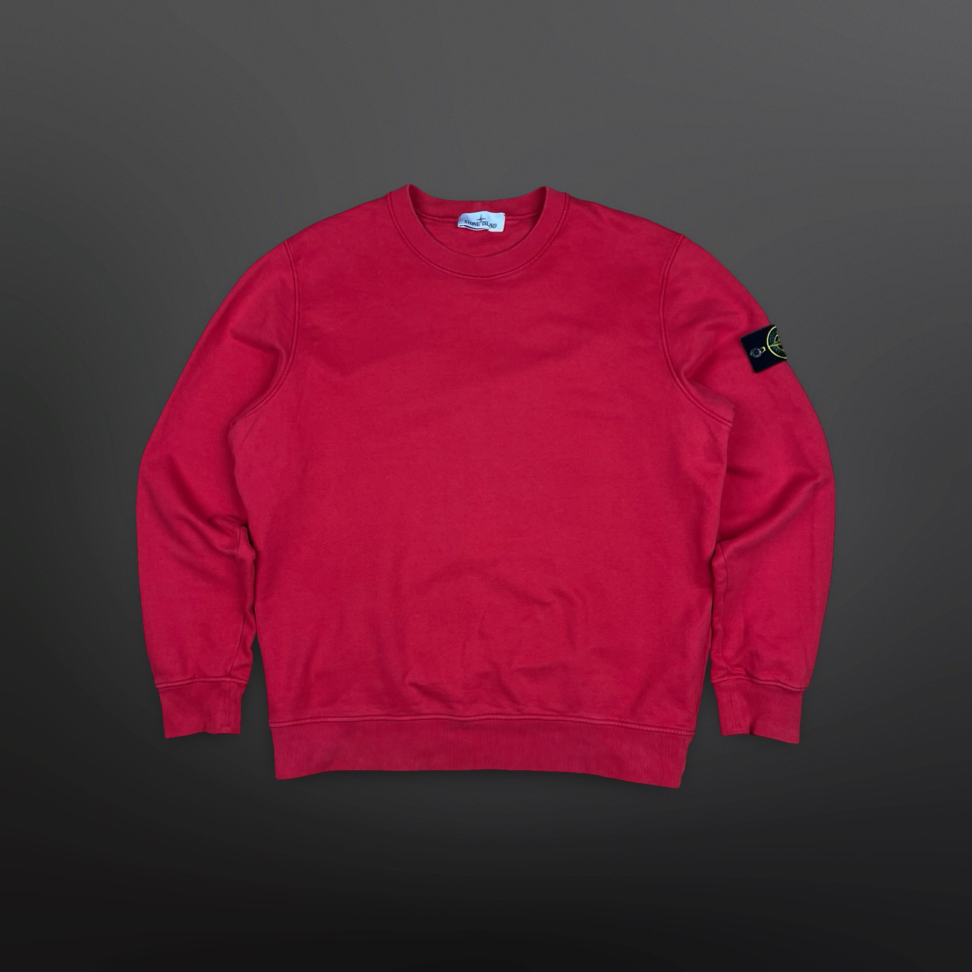 Stone Island Crewneck Sweatshirt – Rød – Str. XL