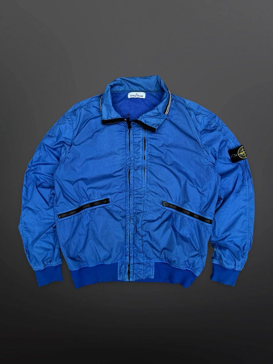 Stone Island Crinkle Reps NY Jakke – Blå – Str. L (Large)
