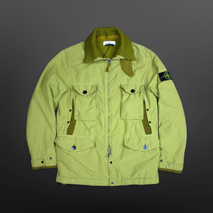 Stone Island David-T Jacket – Light Olive / Mustard Small